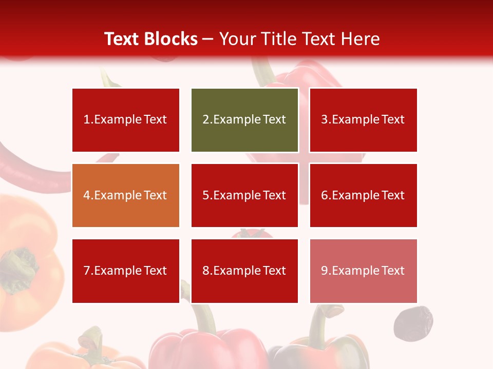 Vertical Isolated White PowerPoint Template