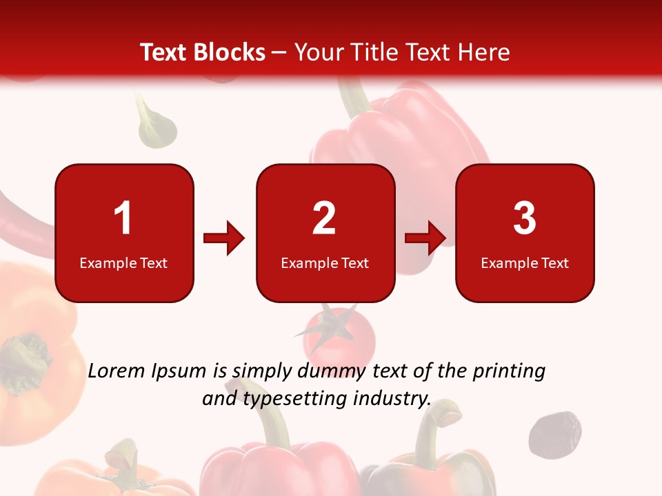 Vertical Isolated White PowerPoint Template