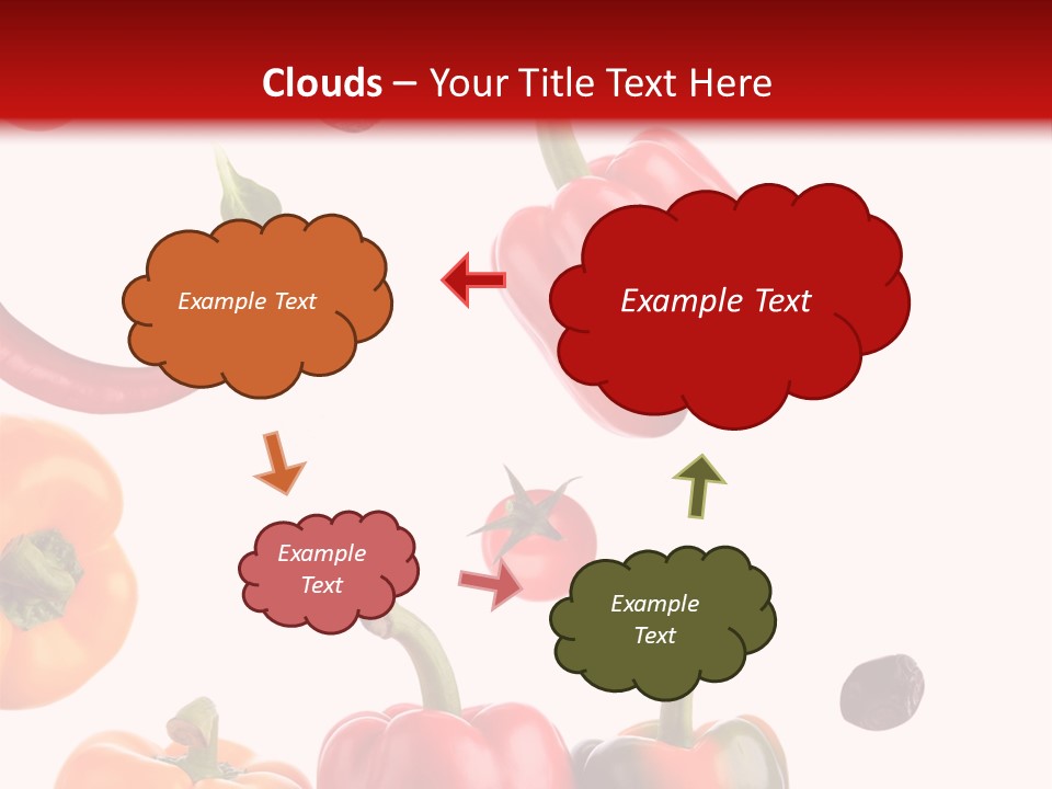 Vertical Isolated White PowerPoint Template