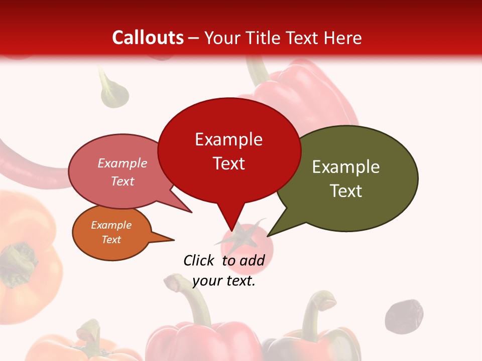 Vertical Isolated White PowerPoint Template