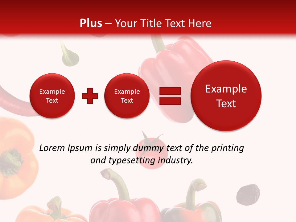 Vertical Isolated White PowerPoint Template