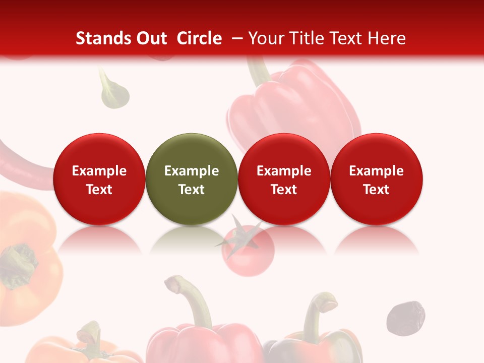 Vertical Isolated White PowerPoint Template