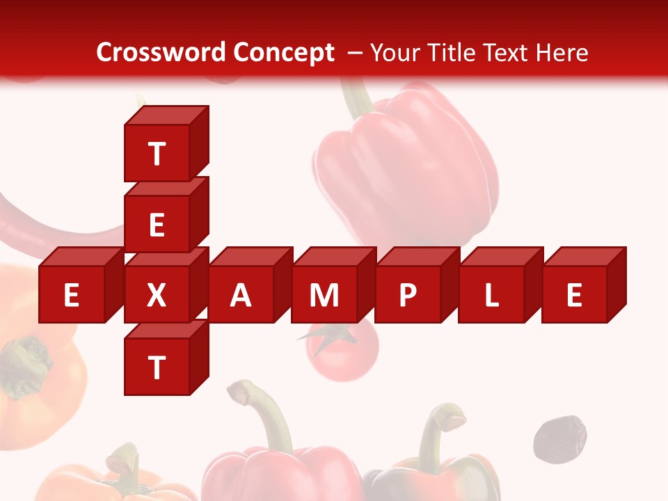 Vertical Isolated White PowerPoint Template