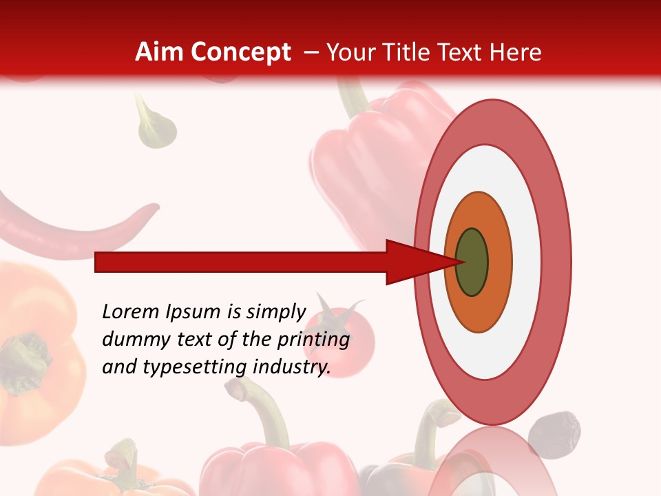 Vertical Isolated White PowerPoint Template