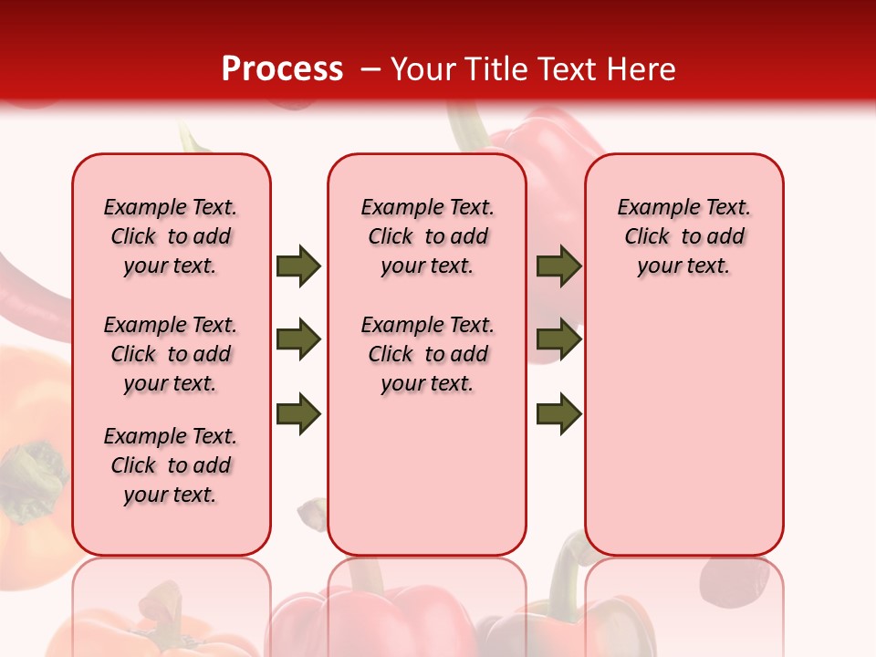 Vertical Isolated White PowerPoint Template