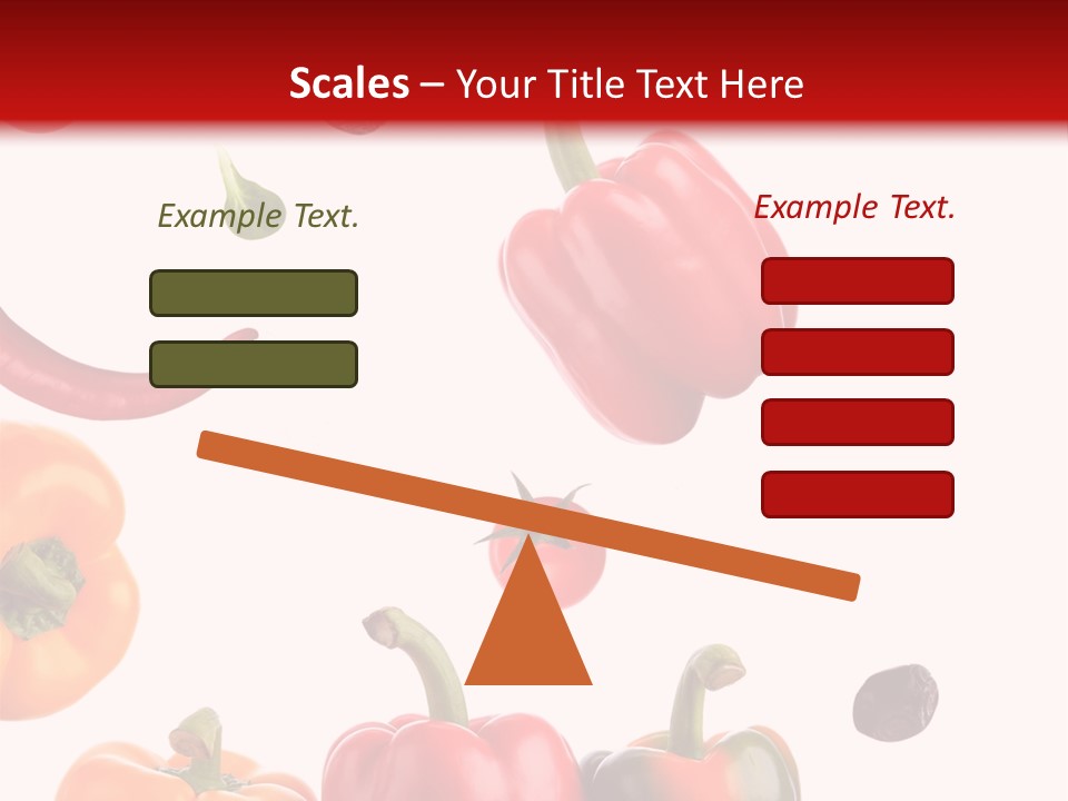 Vertical Isolated White PowerPoint Template