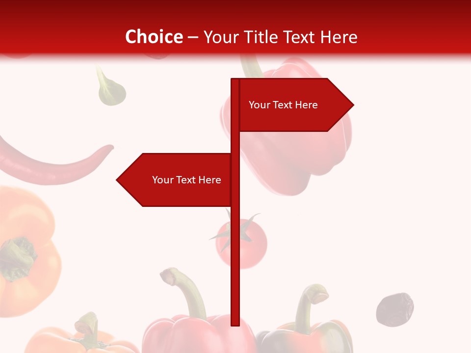 Vertical Isolated White PowerPoint Template