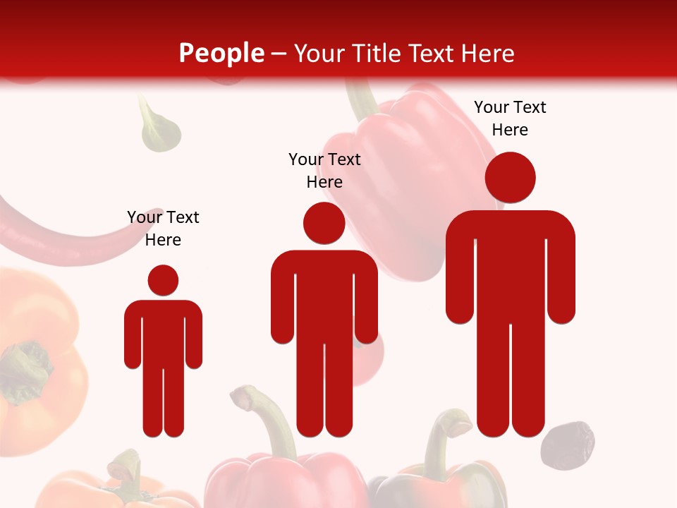 Vertical Isolated White PowerPoint Template