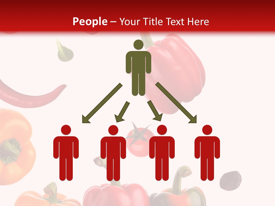 Vertical Isolated White PowerPoint Template