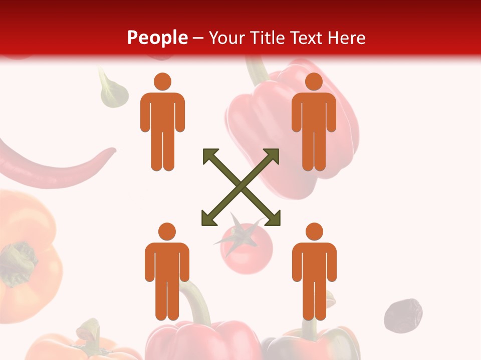 Vertical Isolated White PowerPoint Template