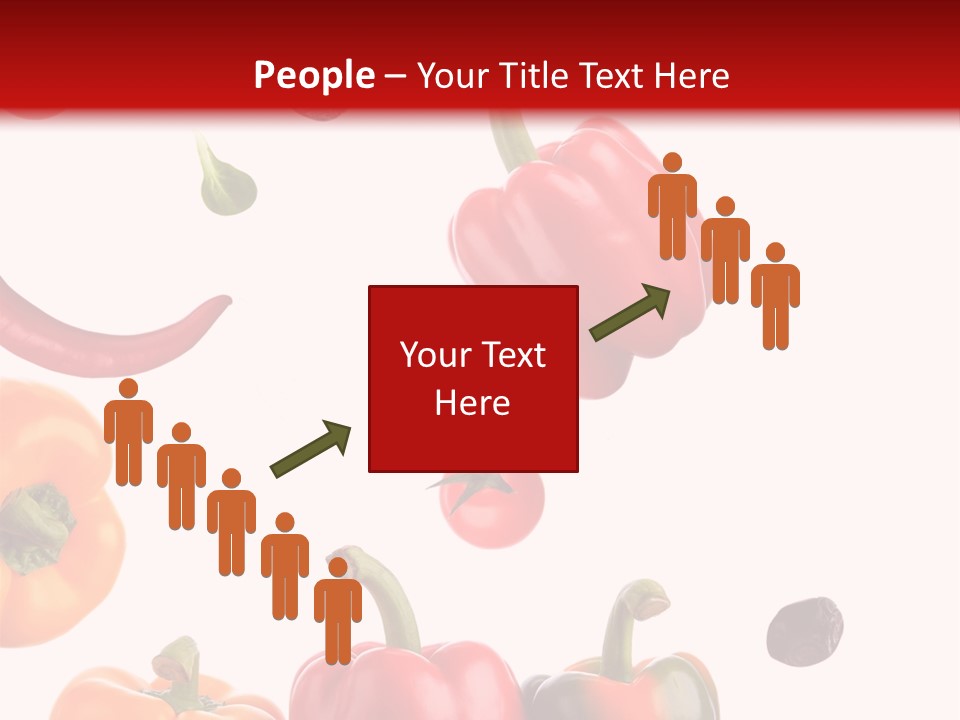 Vertical Isolated White PowerPoint Template