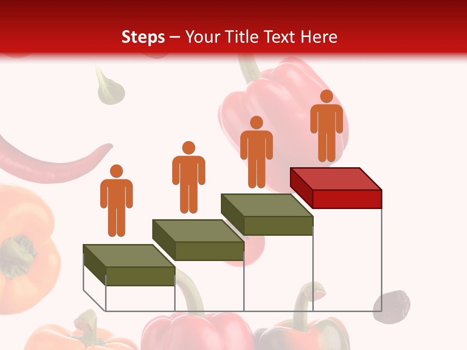 Vertical Isolated White PowerPoint Template