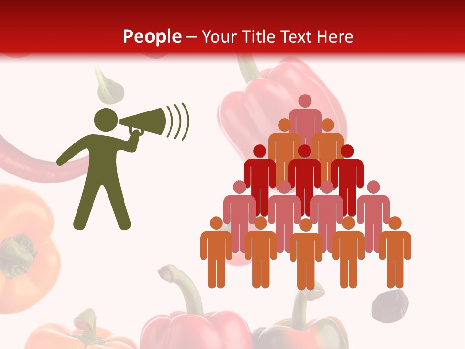 Vertical Isolated White PowerPoint Template