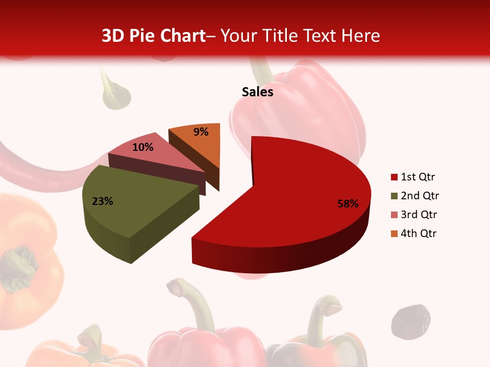 Vertical Isolated White PowerPoint Template