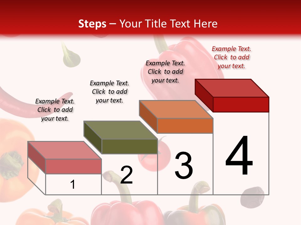 Vertical Isolated White PowerPoint Template
