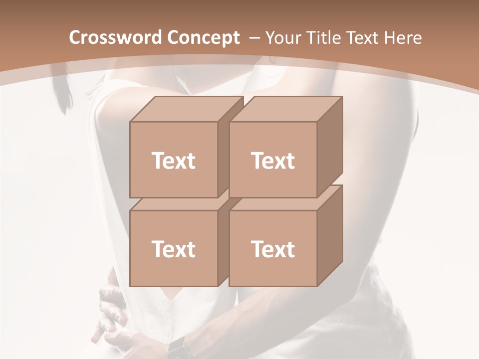 Embracing Desire Affectionate PowerPoint Template
