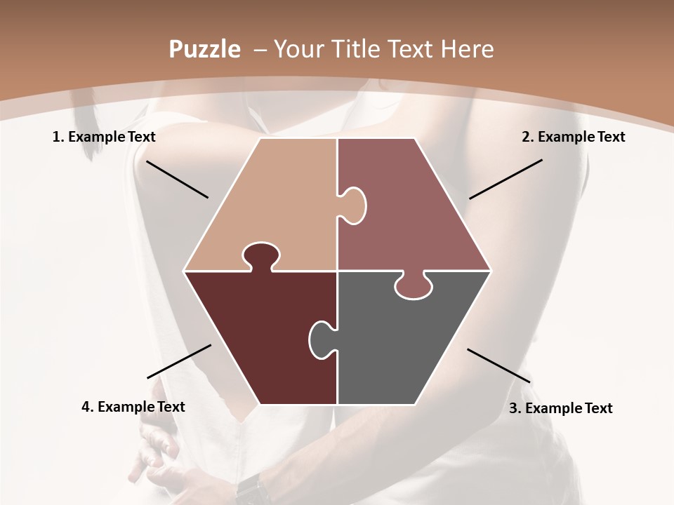 Embracing Desire Affectionate PowerPoint Template