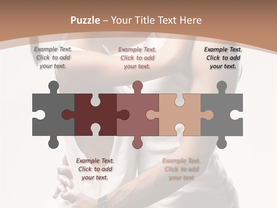 Embracing Desire Affectionate PowerPoint Template