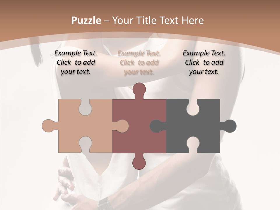 Embracing Desire Affectionate PowerPoint Template