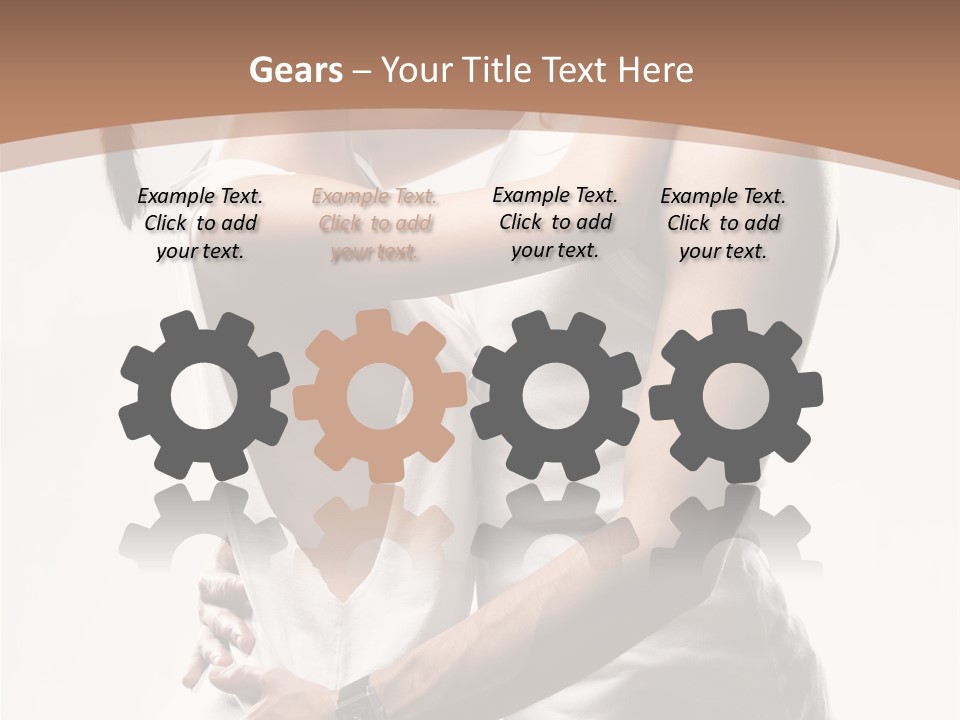 Embracing Desire Affectionate PowerPoint Template