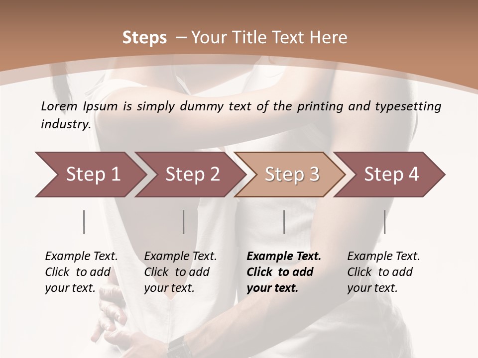 Embracing Desire Affectionate PowerPoint Template