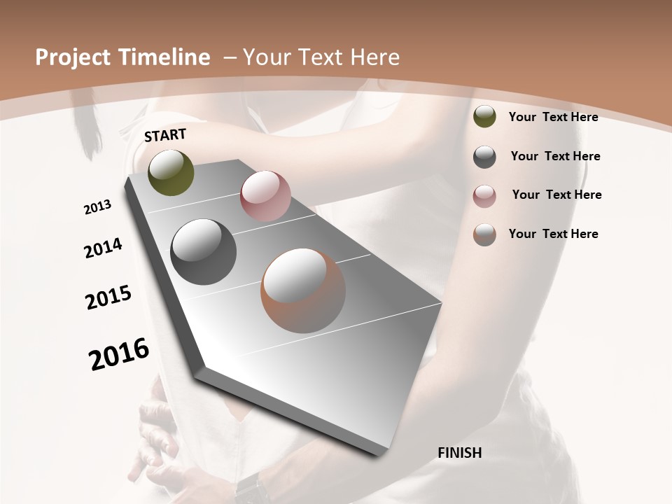 Embracing Desire Affectionate PowerPoint Template