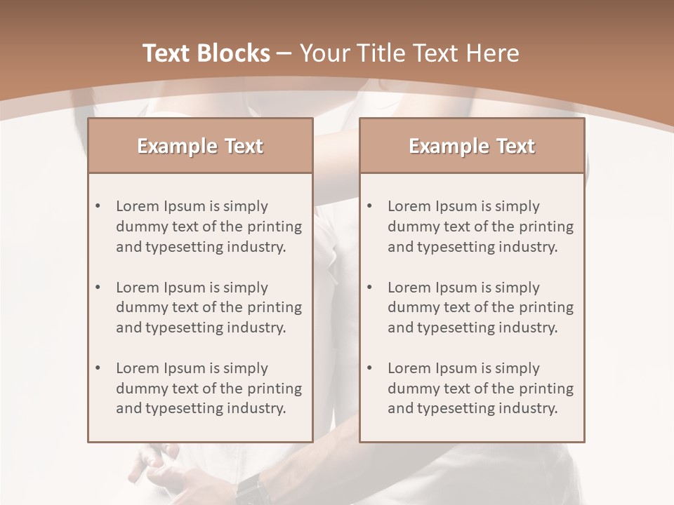 Embracing Desire Affectionate PowerPoint Template