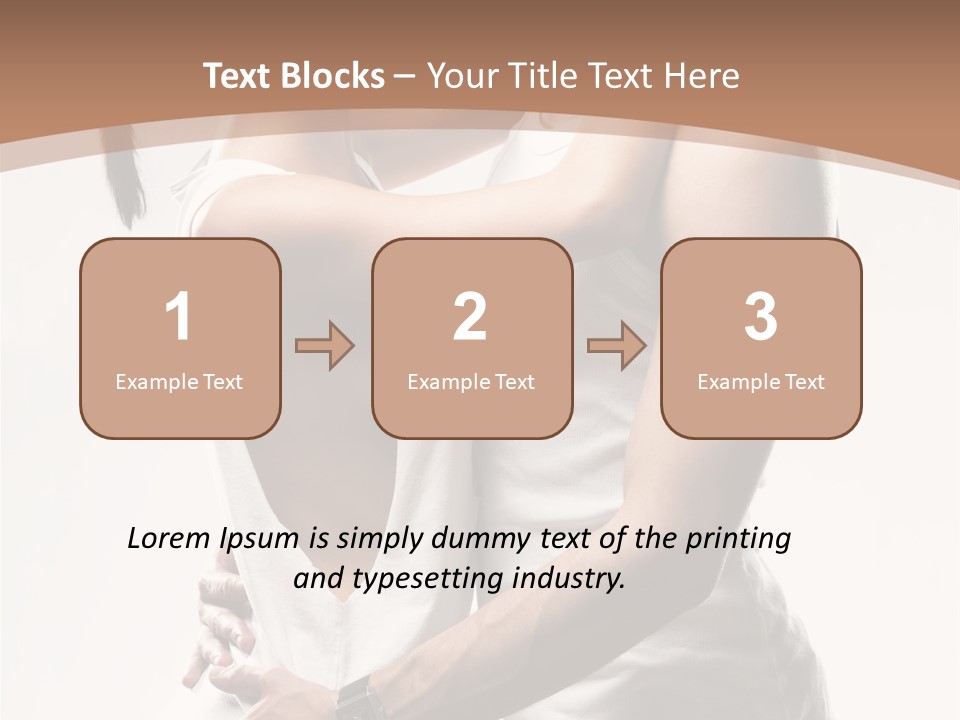 Embracing Desire Affectionate PowerPoint Template