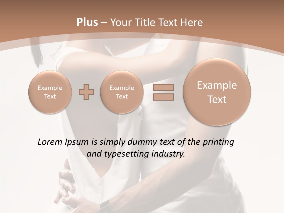 Embracing Desire Affectionate PowerPoint Template