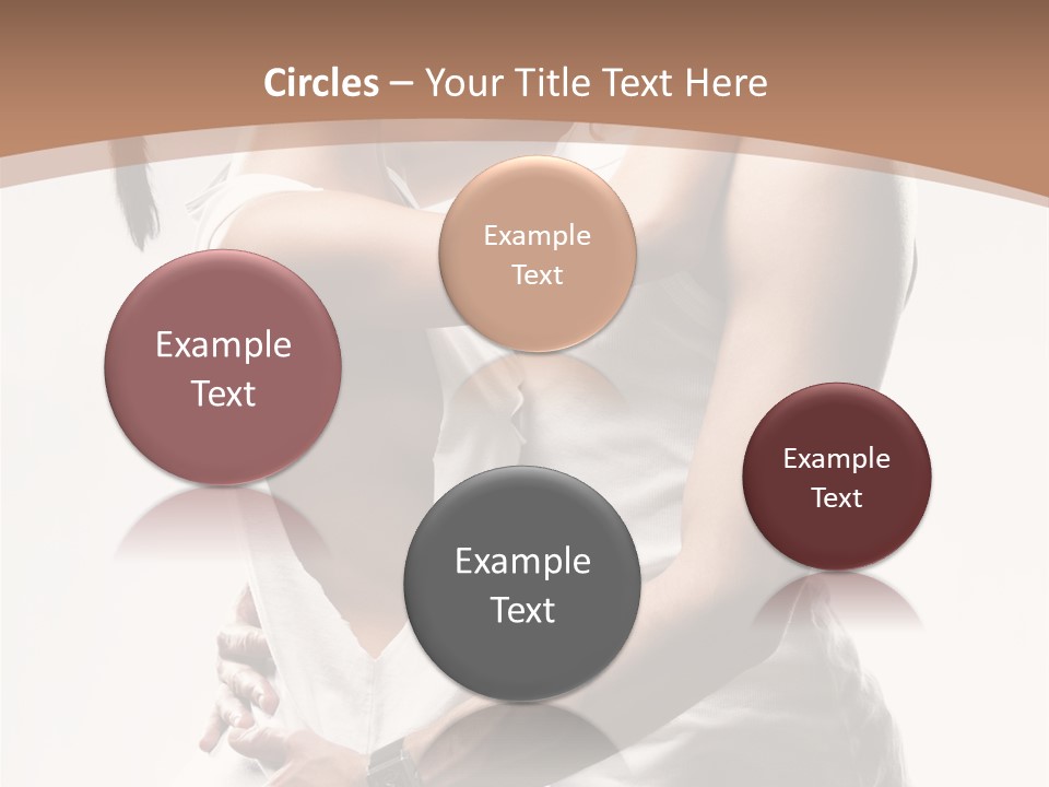 Embracing Desire Affectionate PowerPoint Template