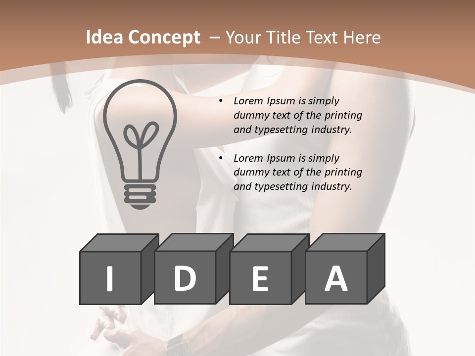 Embracing Desire Affectionate PowerPoint Template