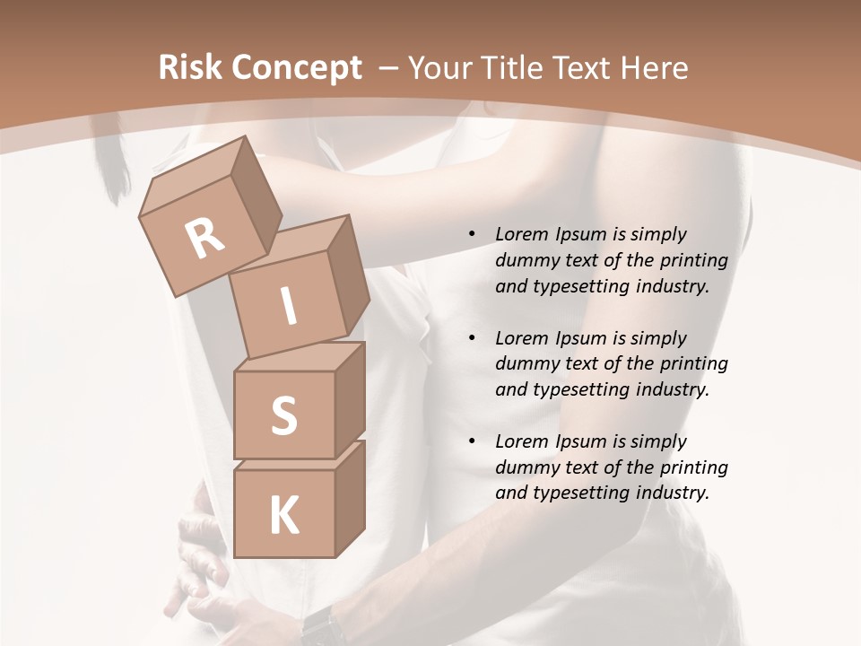 Embracing Desire Affectionate PowerPoint Template