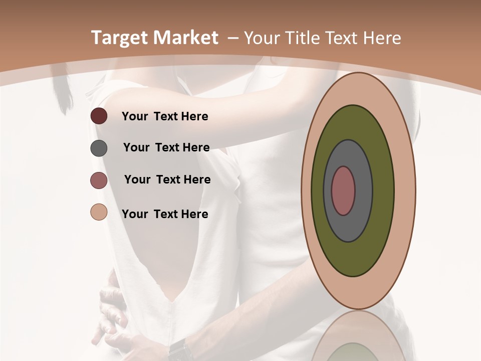 Embracing Desire Affectionate PowerPoint Template