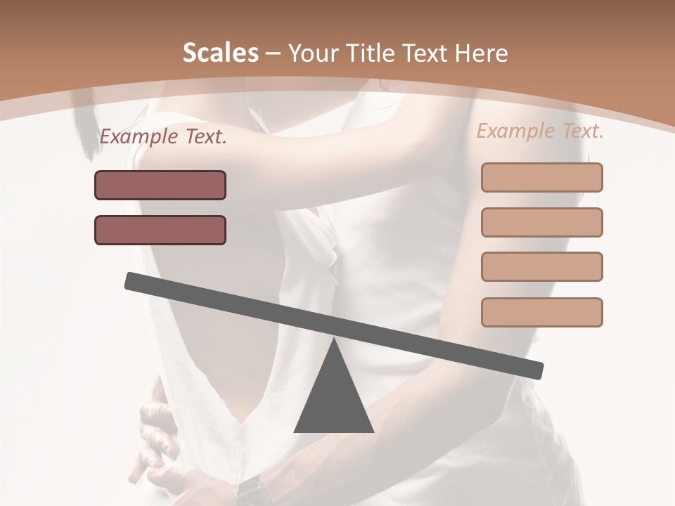 Embracing Desire Affectionate PowerPoint Template