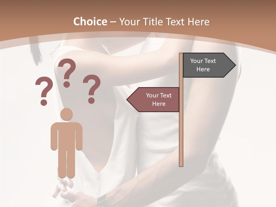 Embracing Desire Affectionate PowerPoint Template