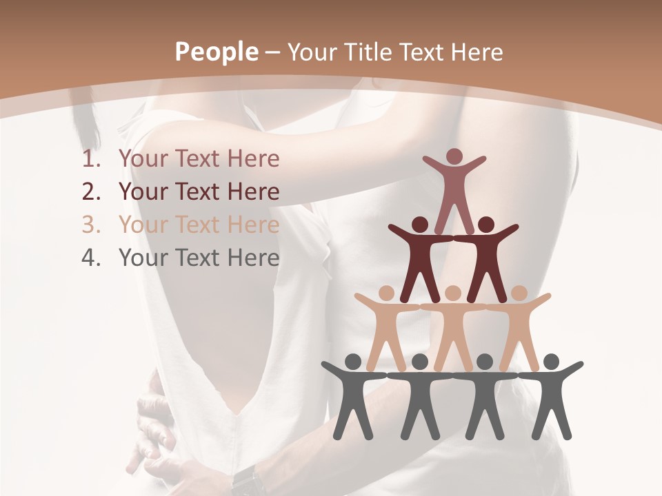 Embracing Desire Affectionate PowerPoint Template