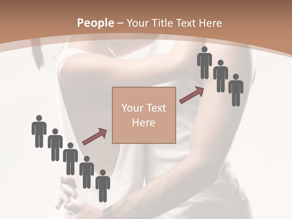 Embracing Desire Affectionate PowerPoint Template