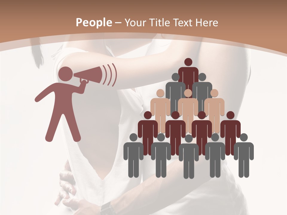 Embracing Desire Affectionate PowerPoint Template