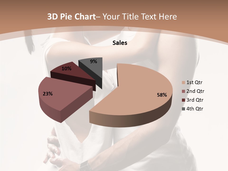 Embracing Desire Affectionate PowerPoint Template