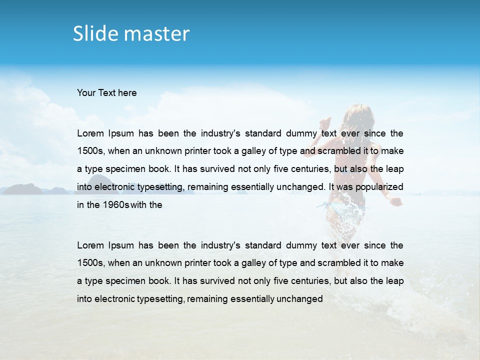 Horizon Sunlight Body PowerPoint Template