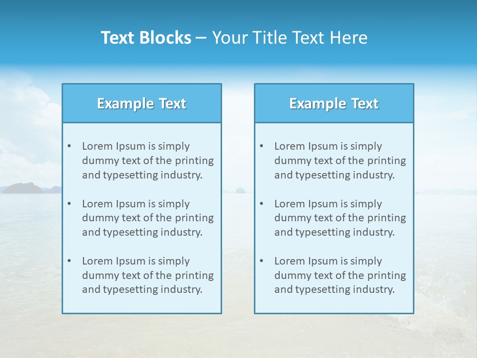 Horizon Sunlight Body PowerPoint Template