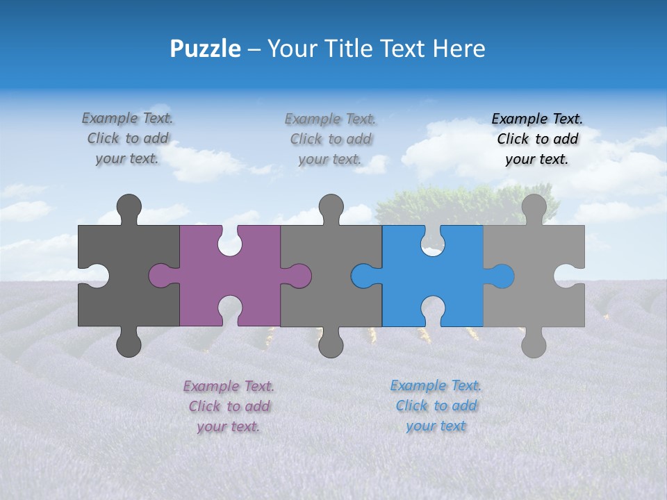 Bouquet Field Plant PowerPoint Template