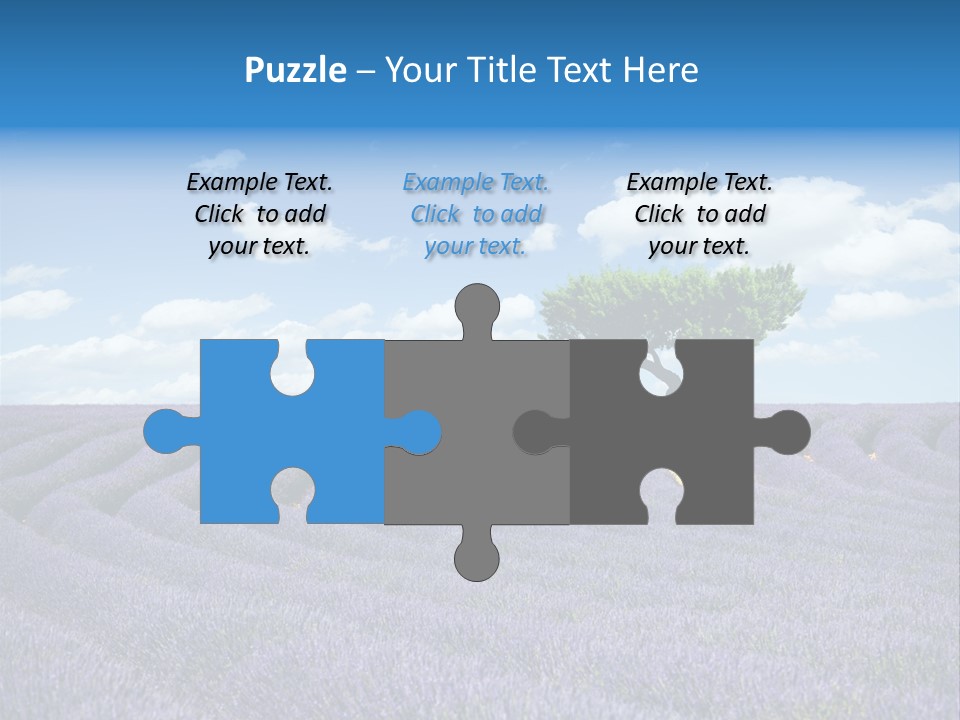 Bouquet Field Plant PowerPoint Template