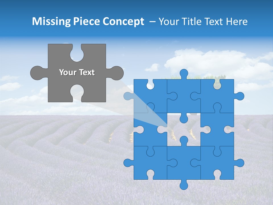 Bouquet Field Plant PowerPoint Template