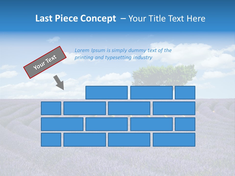 Bouquet Field Plant PowerPoint Template