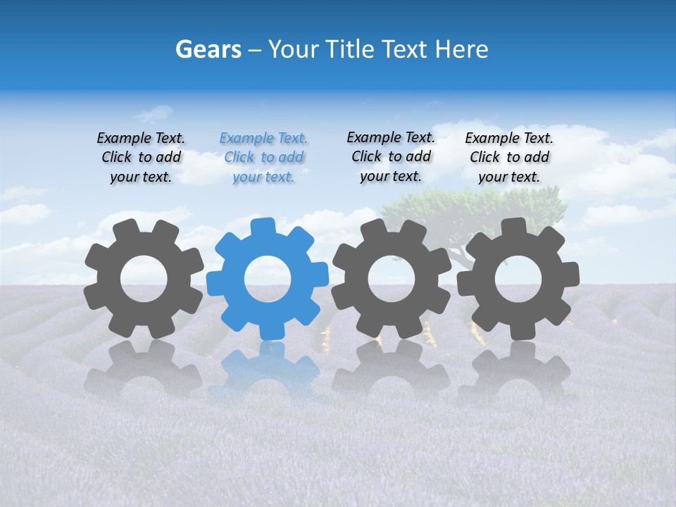 Bouquet Field Plant PowerPoint Template