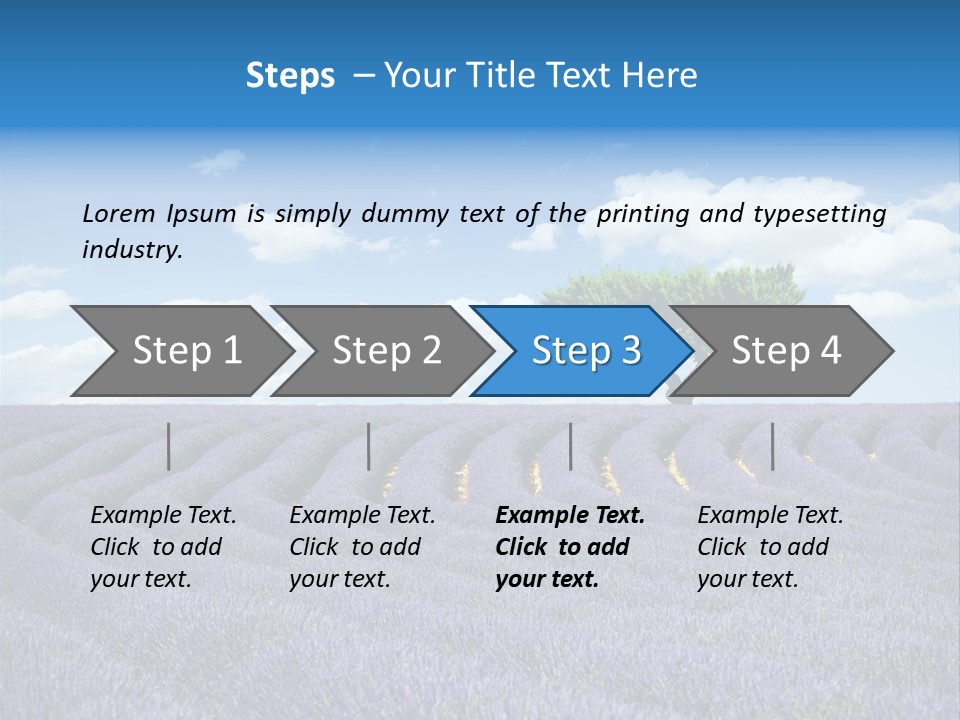 Bouquet Field Plant PowerPoint Template