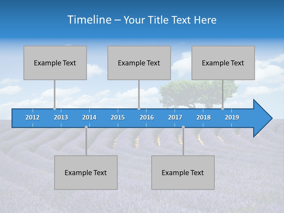 Bouquet Field Plant PowerPoint Template