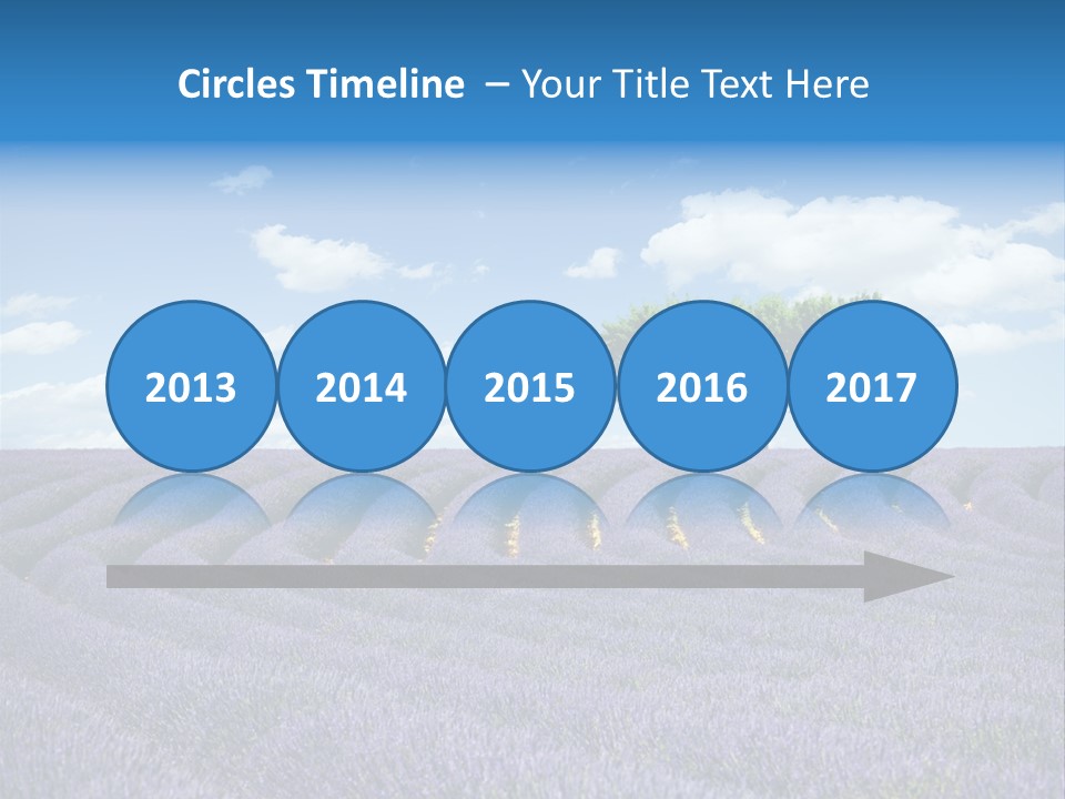 Bouquet Field Plant PowerPoint Template