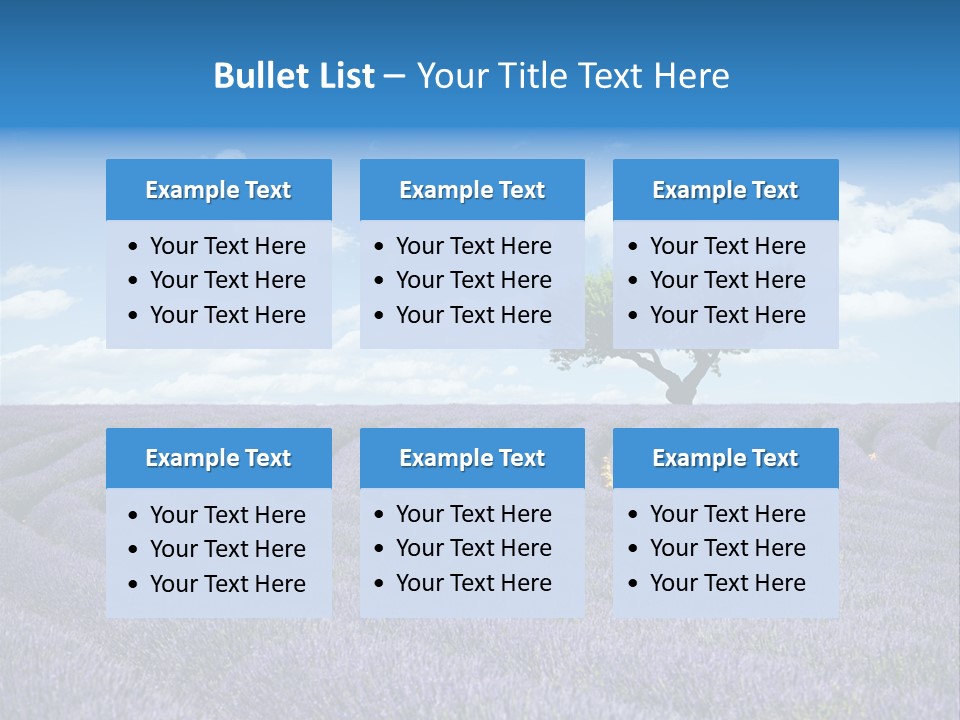 Bouquet Field Plant PowerPoint Template